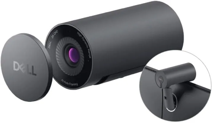 Dell Webcam with Sony STARVIS Sensor and AI Auto Framing