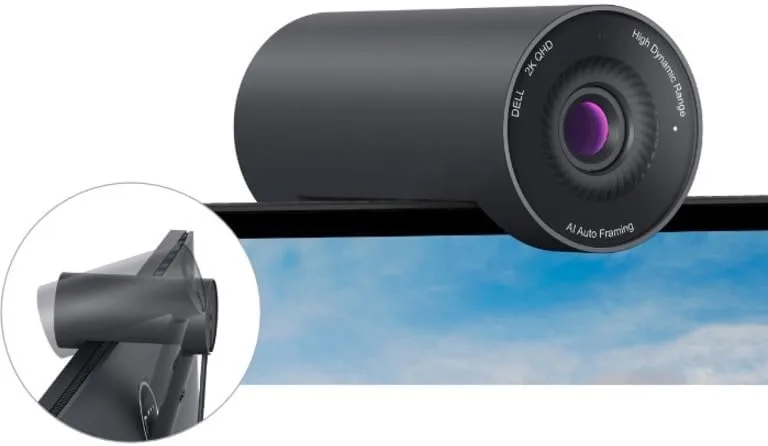 Dell Webcam with Sony STARVIS Sensor and AI Auto Framing