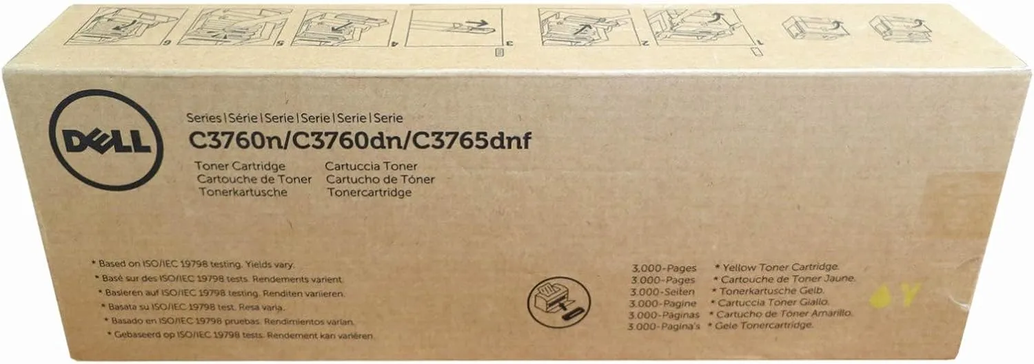 Dell V0PNK Toner Cartridge C3760N/C3760DN/C3765DNF Color Laser Printer