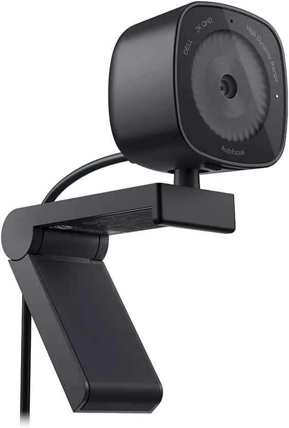 Dell WB3023 2K QHD Webcam with Sony Sensor, Noise-Reduction Mic