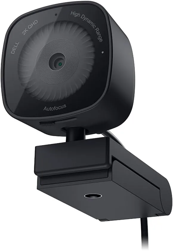 Dell WB3023 2K QHD Webcam with Sony Sensor, Noise-Reduction Mic