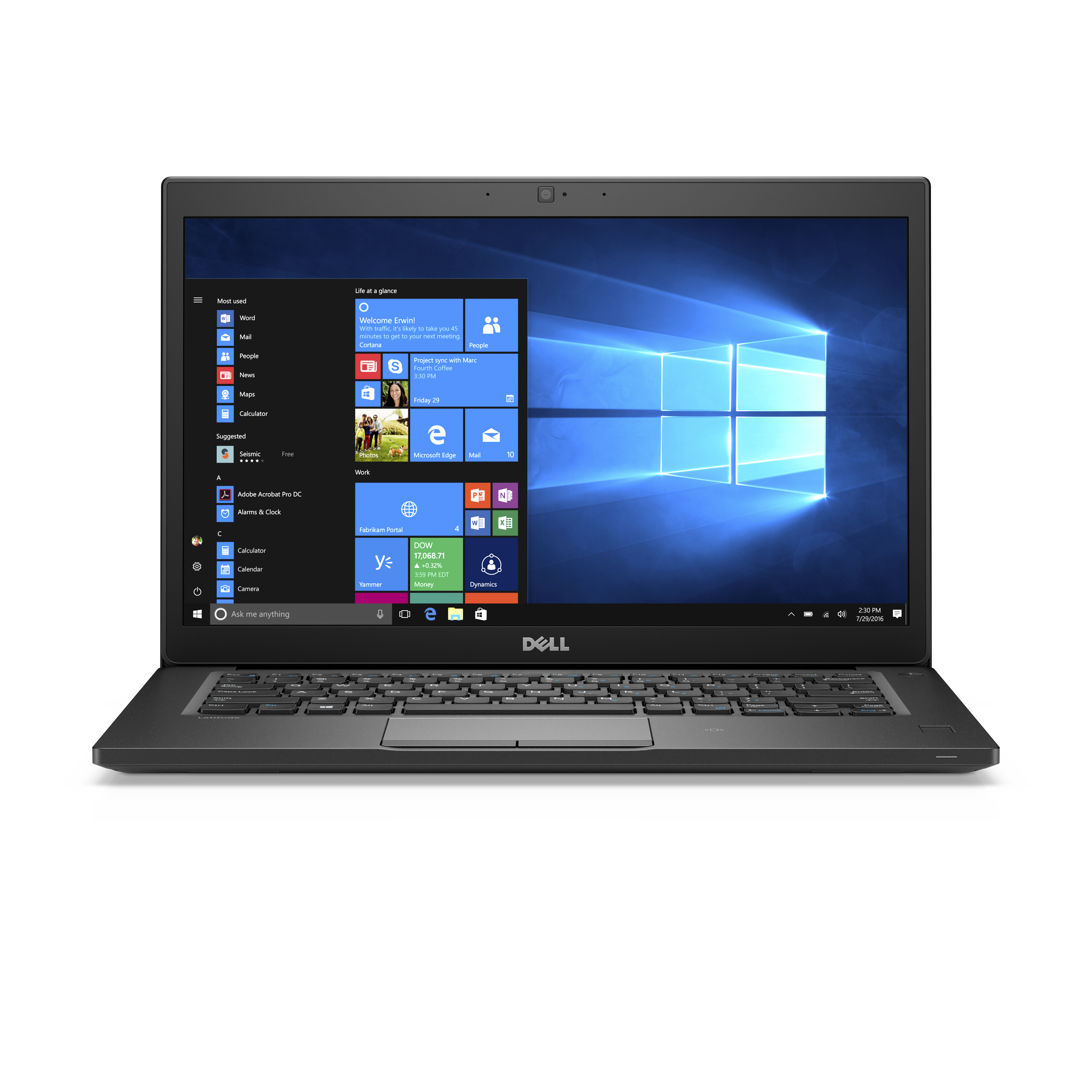 Laptop Dell Latitude 14 7480, Intel Core i7 6th Gen, 8GB DDR4, 256GB SSD