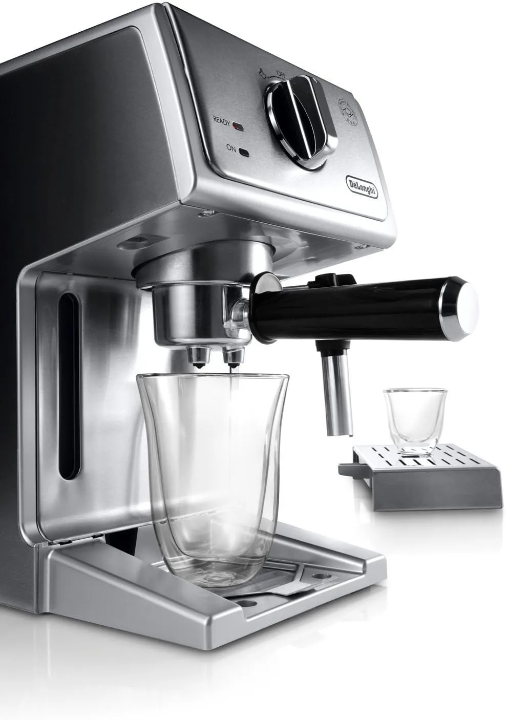 De'Longhi 15 Bar Pump Espresso and Cappuccino Machine with Premium Adjustable Frother, Stainless Steel