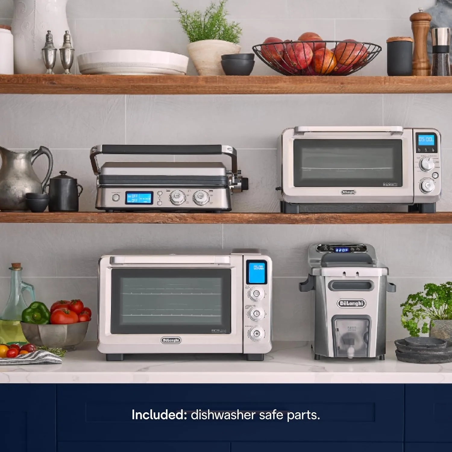 De’Longhi Livenza Deep Fryer with EasyClean System, Cool Zone, Adjustable Thermostat, Dishwasher-Safe Parts, Large Capacity
