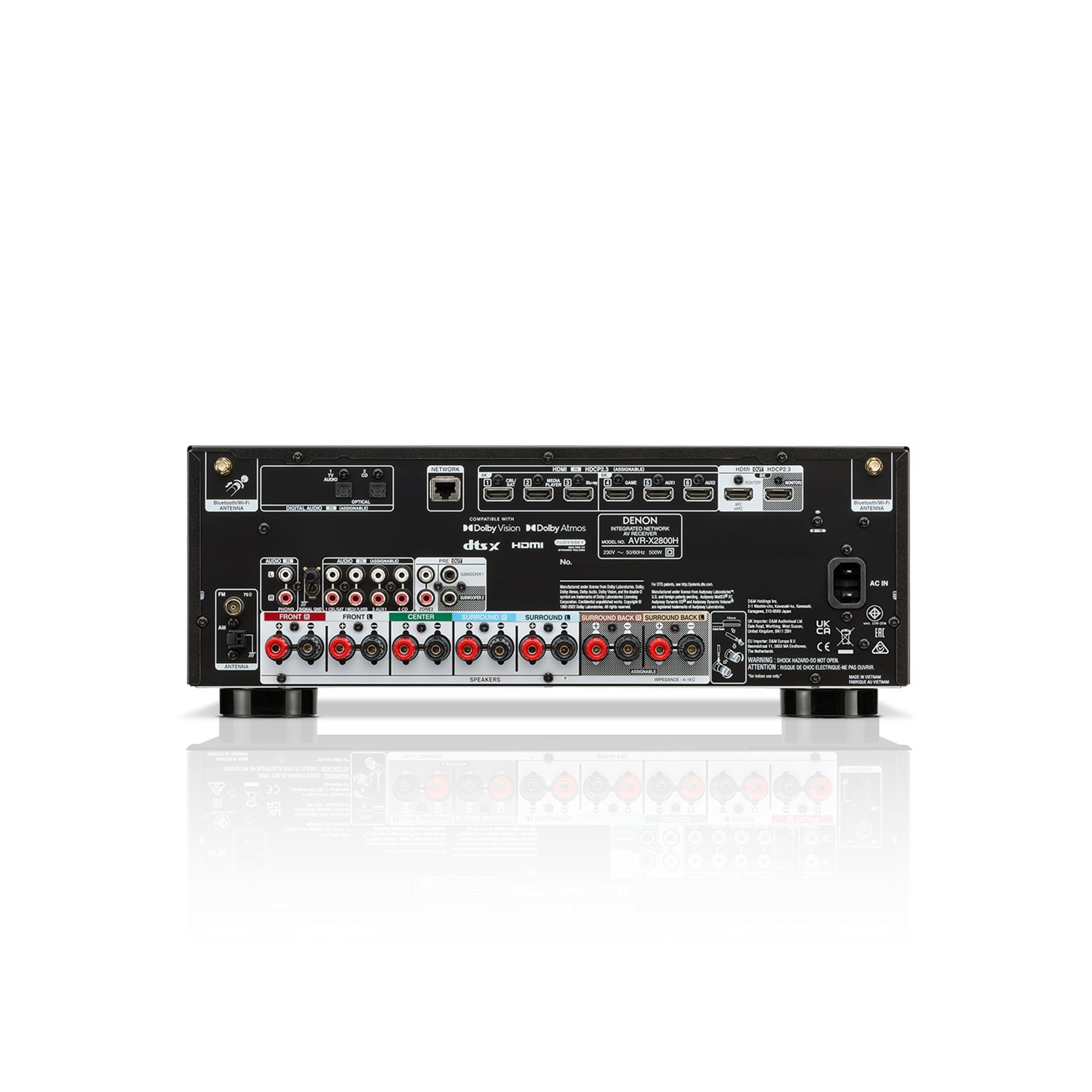 Denon AVR-X2800H 7.2 Ch Receiver