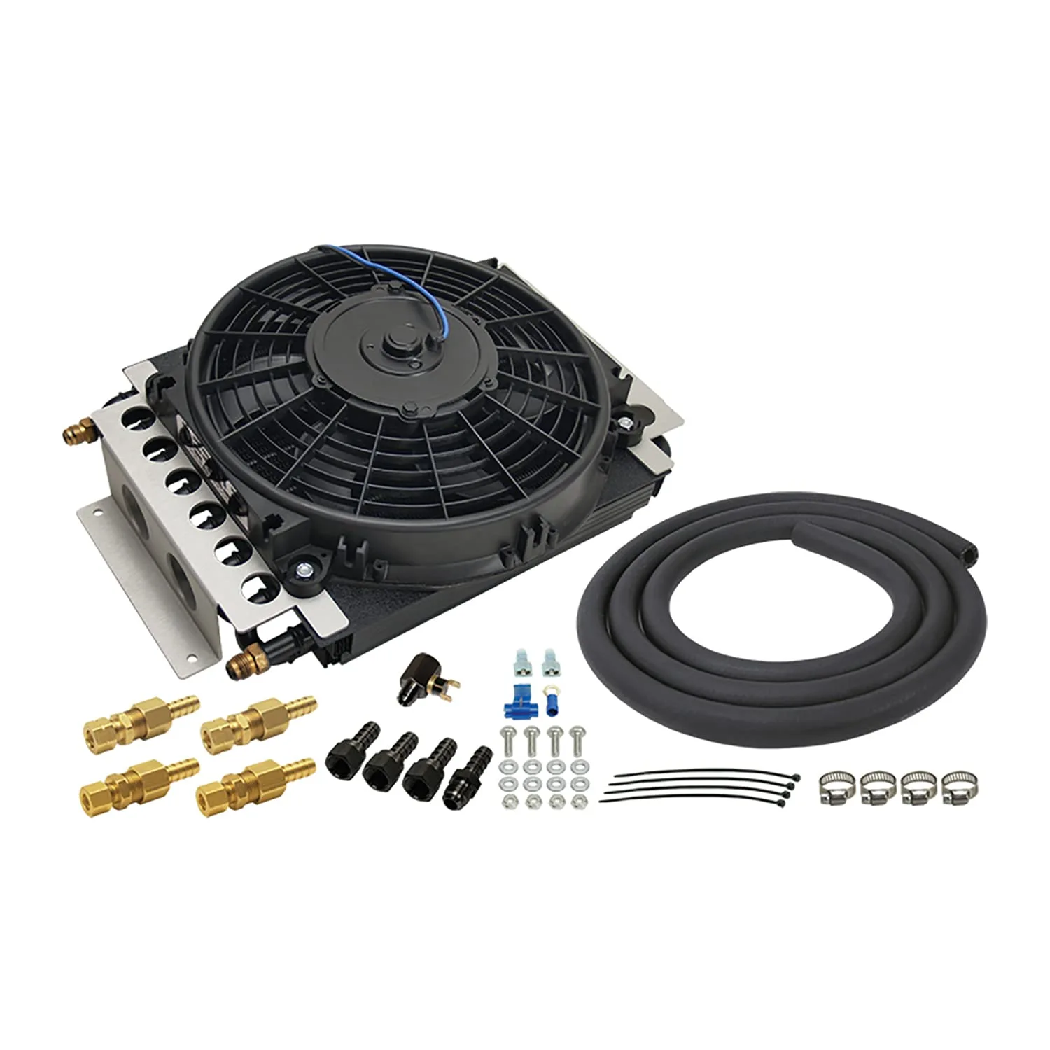 Derale 13900 Electra-Cool Remote Cooler, Black