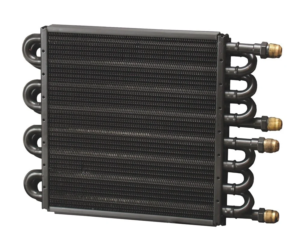 Derale 15301 Dual Circuit Tube and Fin Cooler Core 8 and 8 Pass Dual Core , Black