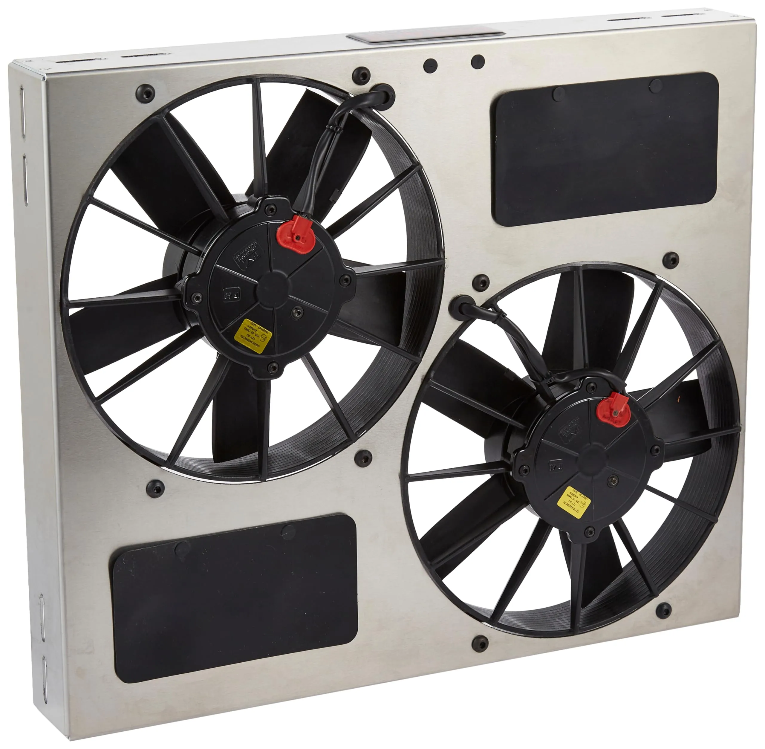 Derale Performance 16830 Gray/Black High Output Dual Radiator Fan