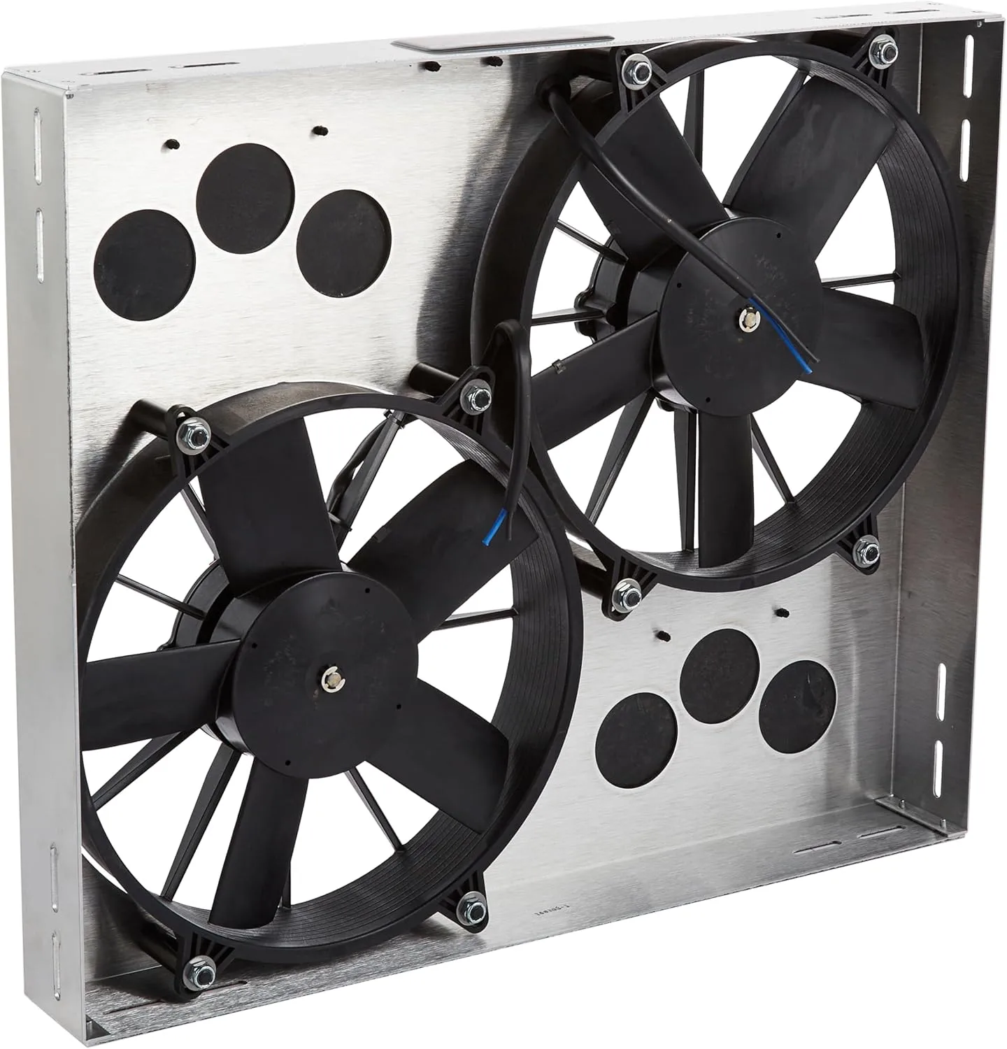 Derale Performance 16830 Gray/Black High Output Dual Radiator Fan