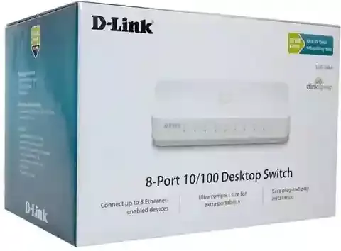 DES-1008C/B – D-Link 8-Port 10/100Mbps Unmanaged Desktop Switch