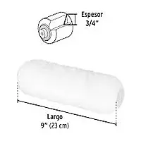 Felpa para rodillo, 9 x 3/4', superficies rugosas, Pretul, 28043 - R-ROPI-920P