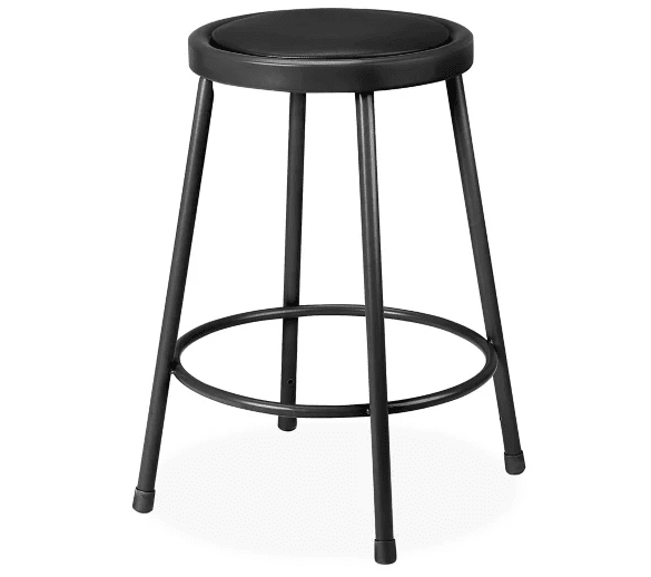 Banco de Taller - Acojinado, Negro