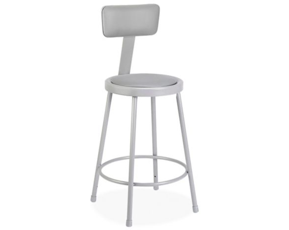 Banco de Taller con Respaldo - Metal