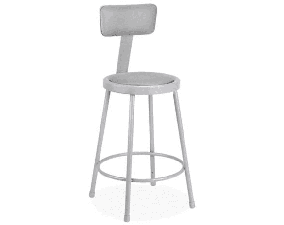 Banco de Taller con Respaldo - Metal