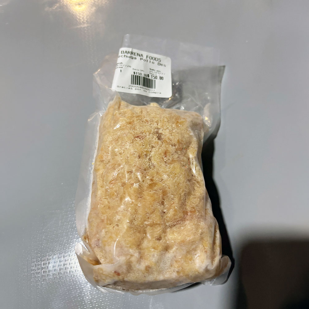 Pechuga de Pollo Deshebrada 500 grs