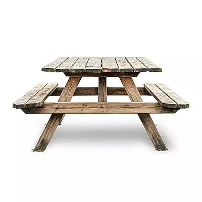 Minimalist White Computer Desk (Sample)