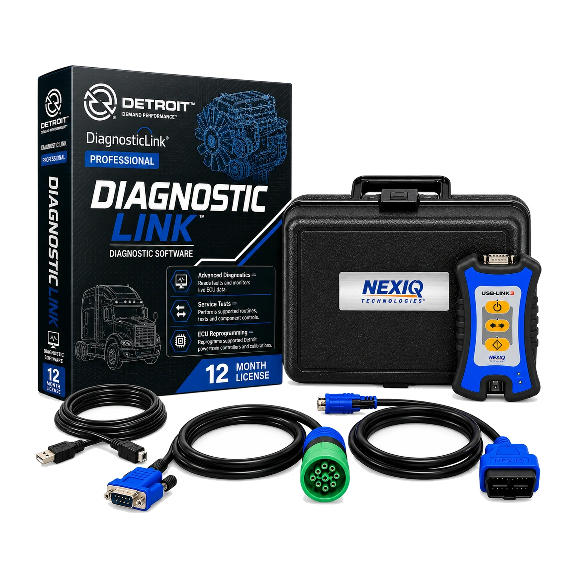 Detroit Diesel DiagnosticLink Diagnostic Kit