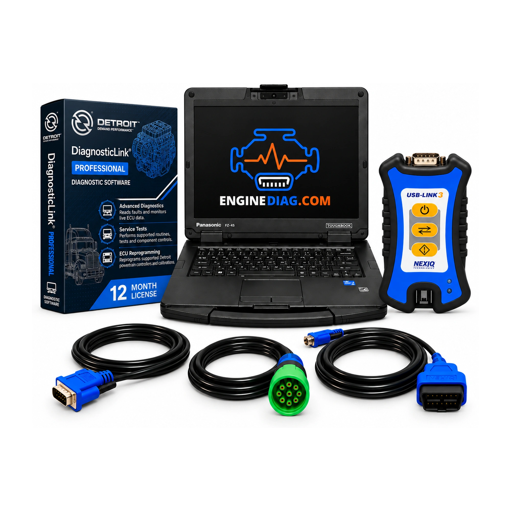 Detroit Diesel DiagnosticLink Diagnostic Kit