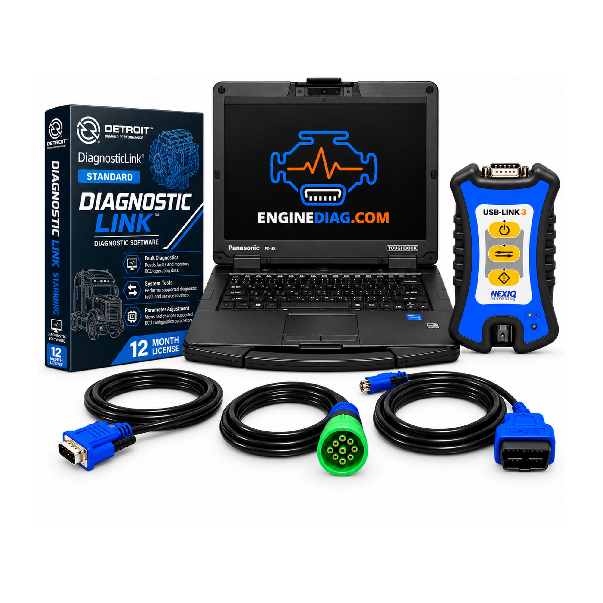 Detroit Diesel DiagnosticLink Diagnostic Kit
