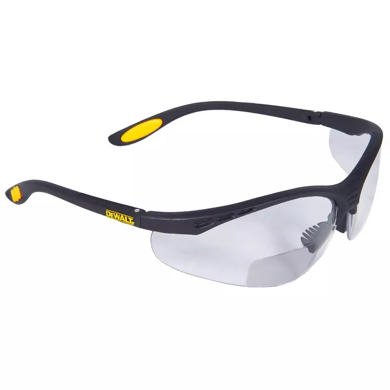 DeWalt DPG59-120D Magnifying Safety Glasses +2, Clear Lenses, ANSI Z87.1+