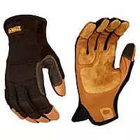 radians inc dp212xl Dewalt, Extra Large, Performance Style Leather Driver Glove