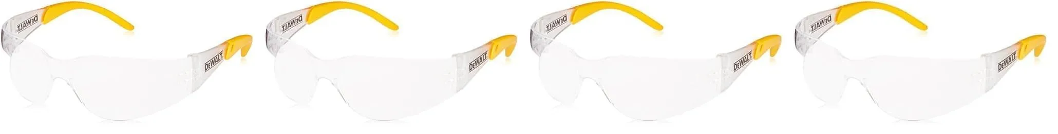 Radians DeWalt DPG54-1D Protector SAFETY Glasses - Clear Lens (1 Pairper Pack), Multicolor, One Size