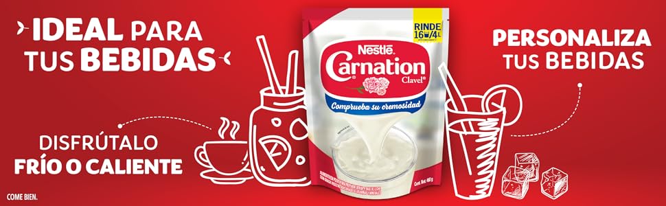 CARNATION Leche Evaporada Nestlé Polvo 1.3kg