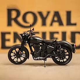ROYAL ENFIELD SCALE MODEL NEW CLASSIC 350 STEALTH BLACK