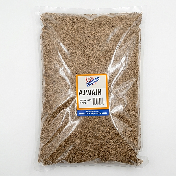 Dhanraj Ajwain Seeds featuring clean, potent whole carom seeds for cooking and wellness