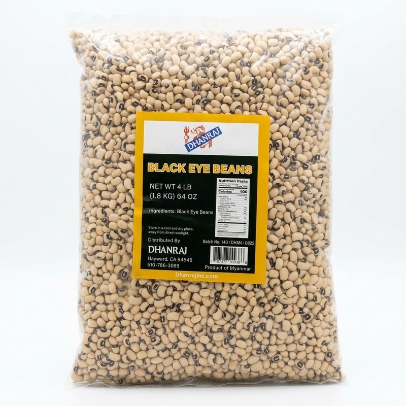 Dhanraj black eye beans  dry lobia, Indian cowpeas, healthy legumes, plant-based protein pulses