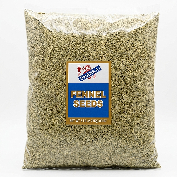 Dhanraj Fennel Seeds featuring clean, green-tinged whole saunf seeds for cooking and digestion.