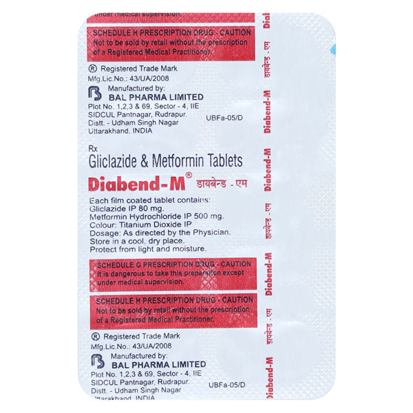 DIABEND M TAB 10`S