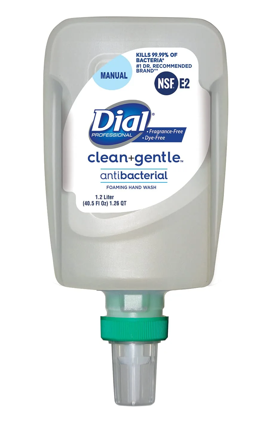 Dial Clean + Gentle Antibacterial Foaming Hand Wash Refill, Unscented