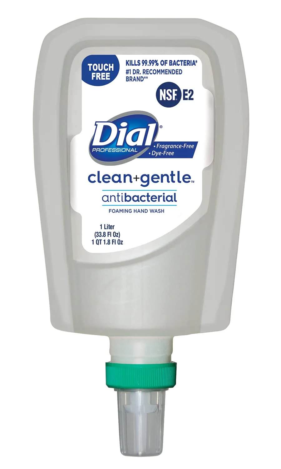 Dial Clean + Gentle Antibacterial Foaming Hand Wash Refill, Unscented