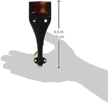 Diamond Group DG52444 Left LED Fender Marker Light Kit (Red/Amber)