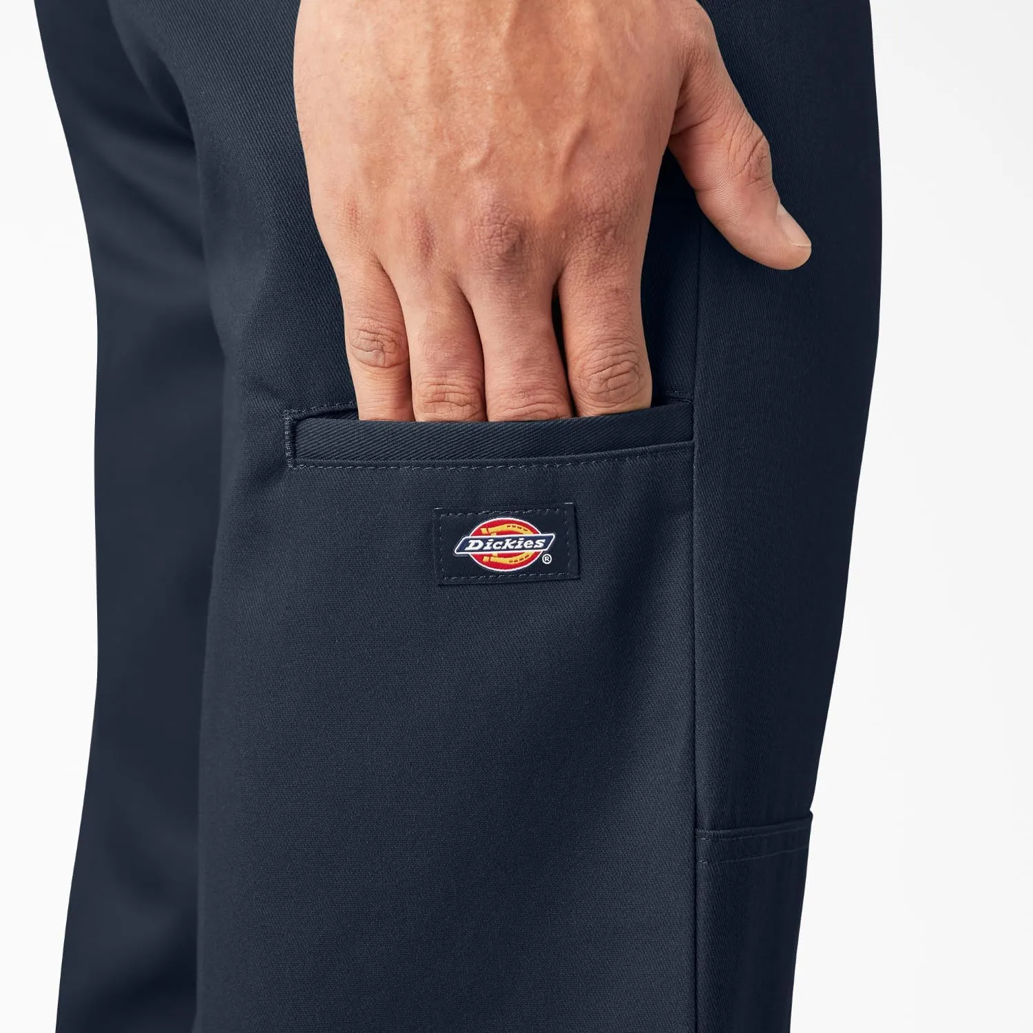 DICKIES Men's Loose Fit Double Knee Work Pants – Durable Twill Utility Trousers