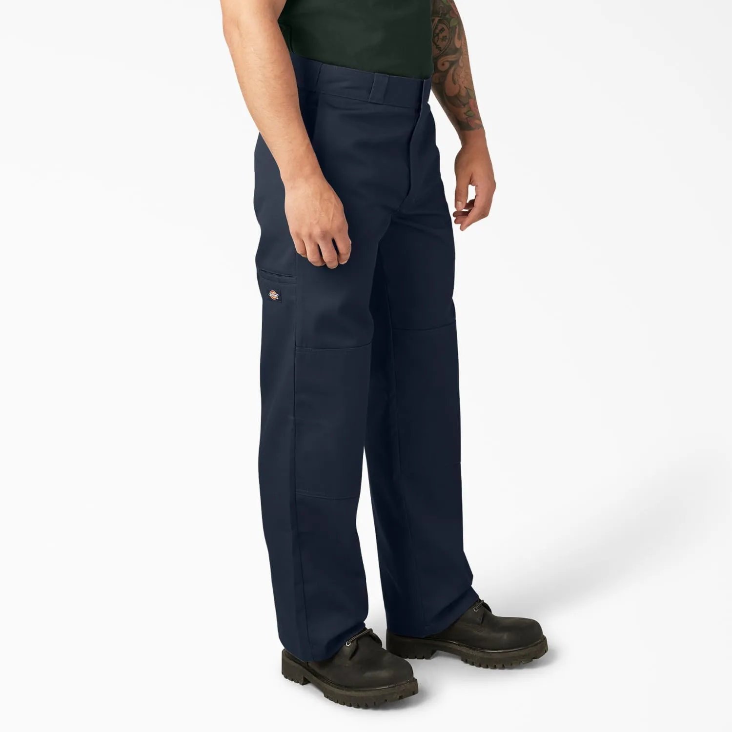 DICKIES Men's Loose Fit Double Knee Work Pants – Durable Twill Utility Trousers
