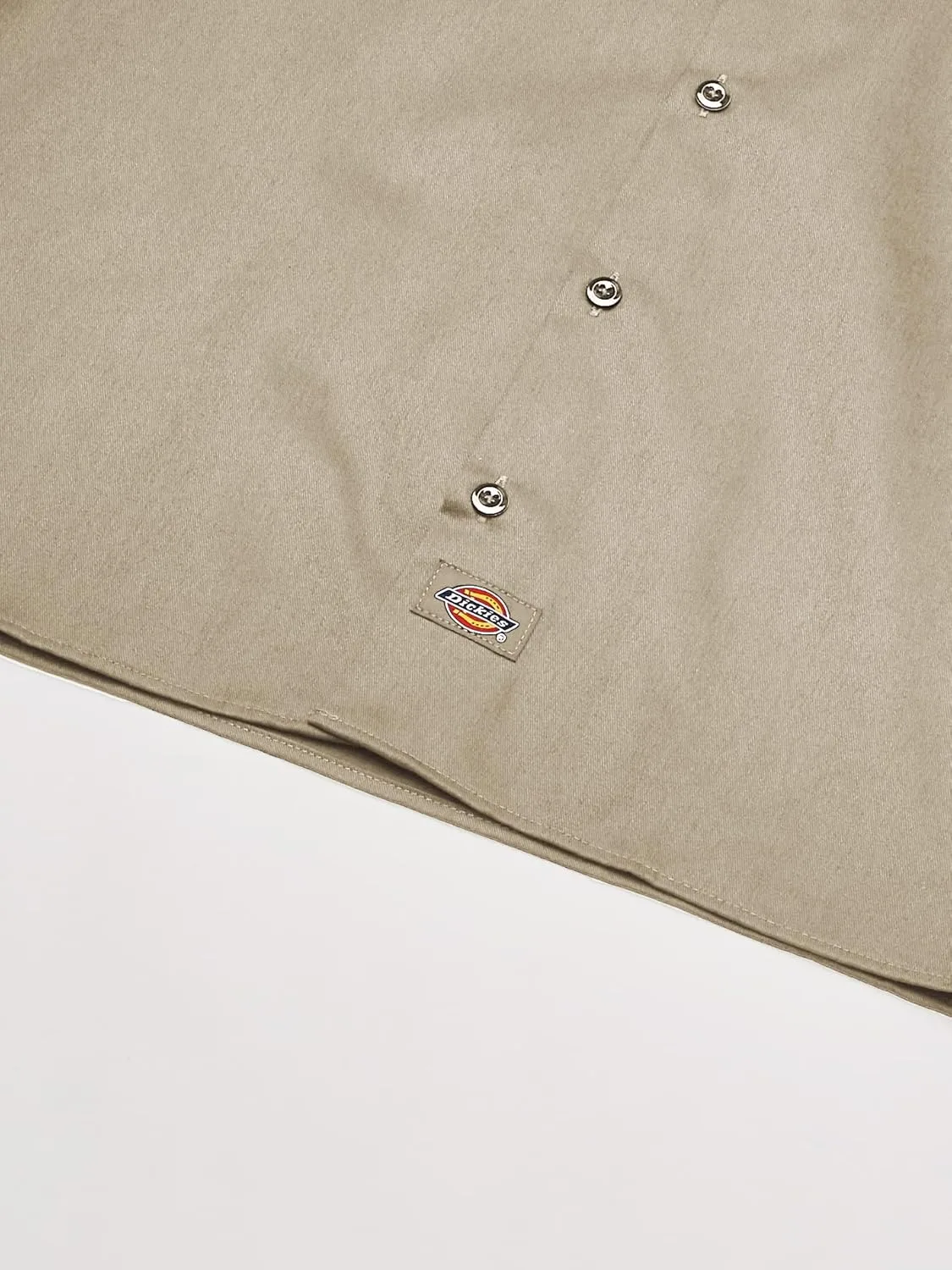 Dickies Men’s Short Sleeve Work Shirt – Durable Twill Button Down