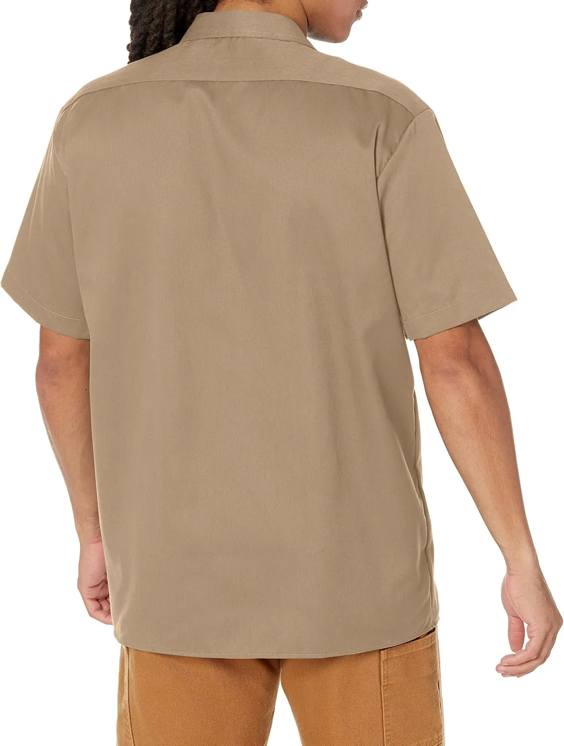 Dickies Men’s Short Sleeve Work Shirt – Durable Twill Button Down