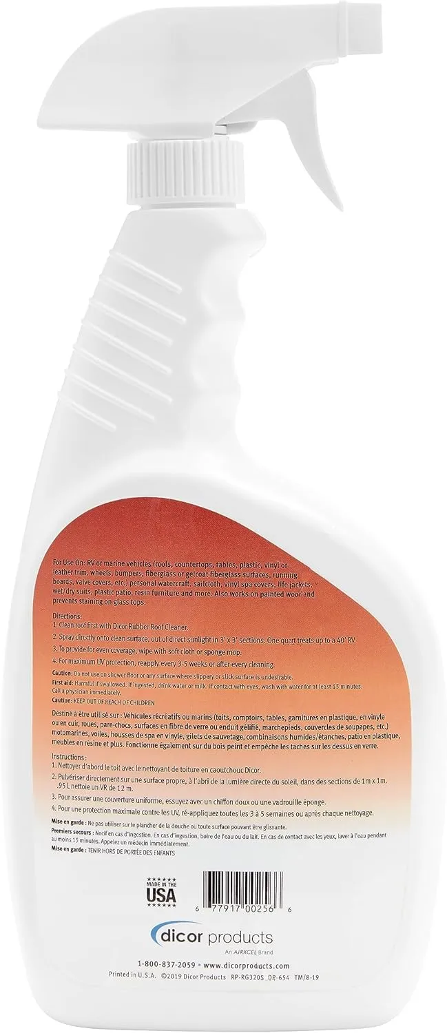 Dicor RP-RG320S Rubber Roof Protectant - 32 oz - White