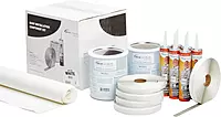 Dicor 401-CK Rubber Roof Kit - Installation Component Kit, White EPDM & TPO