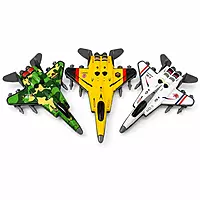 Moto Man Die-Cast Pull Back Airplane Model Set of 4 | Metal Fighter Jet Toys for Kids