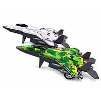 Moto Man Die-Cast Pull Back Airplane Model Set of 4 | Metal Fighter Jet Toys for Kids