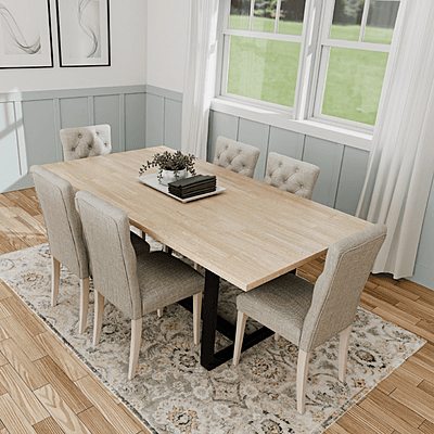 6ft Hevea Island Butcher Block 25iw