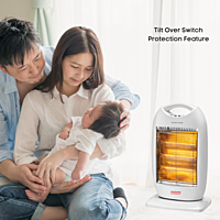 Padmini Volcano 1200W Halogen Heater with Tip-Over Safety Switch Padmini Volcano 1200W Halogen Heater with Tip-Over Safety Switch