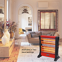Padmini Quartz Heater Rapid with Dual Heat Settings Padmini Quartz Heater Rapid with Dual Heat Settings