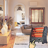 Padmini Quartz Heater Lava 1500 with Power Indicator Padmini Quartz Heater Lava 1500 with Power Indicator