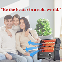 Warm up your space with the Padmini Quartz Heater Lava 1500 Warm up your space with the Padmini Quartz Heater Lava 1500