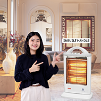 Padmini TRYLO 1200 Halogen Heater with Inbuilt Handle/Grip Padmini TRYLO 1200 Halogen Heater with Inbuilt Handle/Grip