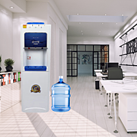 Tall, freestanding Atlantis Prime Water Dispenser with a Top loading bottle. Tall, freestanding Atlantis Prime Water Dispenser with a Top loading bottle.